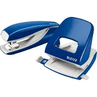 Leitz nietmachine Nexxt 5502, blauw, in blisterverpakking