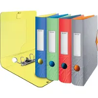 Leitz Active ordner Urban Chic, rug van 6,5 cm, geassorteerde kleuren - 10 stuks