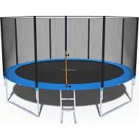 Viking Choice Trampoline - 374 cm - met net & ladder - blauw