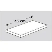 Kerkmann extra legbord, voor stalen kast PROGRESS 2000, B 750 x D 400 mm