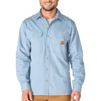 Carhartt Overhemd Men Newcastle Relaxed Shirt Rolling Thunder-M