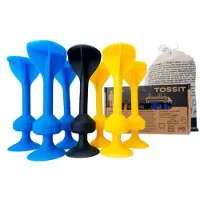 Gigamic Jeu d'adresse Tossit Bleu et Jaune