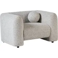 Beliani LEIREN - Fauteuil - Beige - Polyester