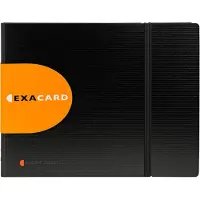 Exacompta Visitekaartenmap Exactive, Ft 20 x 25 cm, voor 240 kaarten, zwart