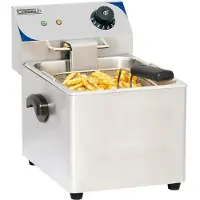 Casselin elektrische friteuse 8l van roestvrij staal - me...