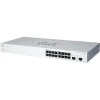 Cisco CBS220 SMART 16-POORTS GE POE 2X1G SFP (16 Havens), Netwerkschakelaar, Wit