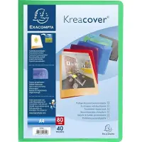 Exacompta Showalbum 5740E A4 Kleurenassortiment 40 hoezen 12 Stuks