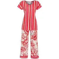 Ringella Bontgekleurde pyjama paisley strepen | Maat 40