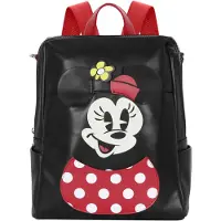 KARACTERMANIA Rugzak 'Minnie Mouse' rood / zwart / wolwit