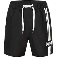 Lonsdale Zwemshorts 'Knockan' zwart / wit