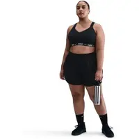 Nike Indy High Support padded verstelbare sport-bh (Plus Size) - Zwart | Maat