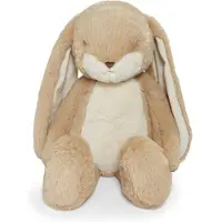 Bunnies By The Bay Floppy Nibble Konijn - Knuffeldier - Knuffel voor kinderen - Geborduurde details - Amandel - 52 cm