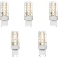 LUEDD Set van 5 G9 LED lampen helder 2W 370 lm 3000K