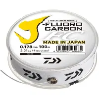 Daiwa J-Fluorocarbon - Transparant - 100m - 0.298mm