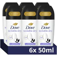 Dove - Anti-Transpirant Deodorant Roller - Advanced Care - Invisible Dry - 6 x 50 ml