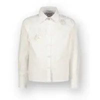 Vingino gebloemde blouse wit Meisjes Katoen Klassieke kraag Bloemen - maat 176