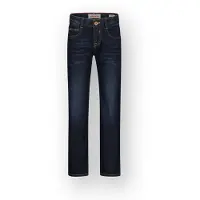 Vingino dark blue denim Jeans Blauw Jongens Katoen Effen - maat 170