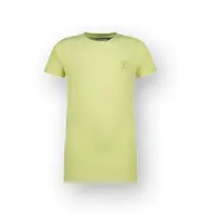Vingino T-shirt geel Jongens Stretchkatoen Ronde hals Effen - maat 164