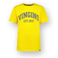 Vingino T-shirt Icon-logo-SS Jongen Geel 92