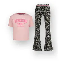 Vingino Weika Meisjes Pyjamaset - Deep Black