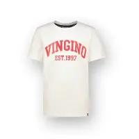 Vingino T-shirt Icon-logo-SS Jongen Wit 164