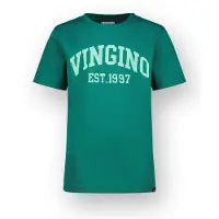 Vingino T-shirt Icon-logo-SS Jongen Groen 104