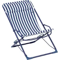 Lafuma Transaswing Multi ligstoel Rayures Indigo