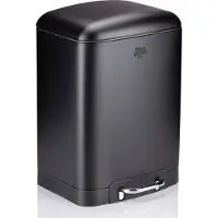 Dirt Devil Pedaalemmer | | 6 liter (Gedempt deksel, RVS, Zwart)