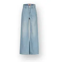 Vingino Extra Wide Leg Jeans Cathy Meisje Blauw 122