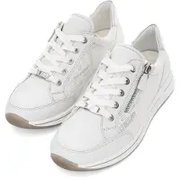 Ara Sneakers laag 'Osaka' zilver / wit