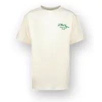 Vingino T-shirt met backprint ecru Wit Jongens Katoen Ronde hals Backprint - maat 140
