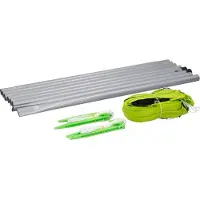 Dunlop Sportnet 609 x 220 cm – Multifunctioneel Volleybalnet, Tennisnet en Badmintonnet – Compleet Sportnet Met Stokken, Grondpinnen en Spanner Touwen – Voor Volleybal, Beachvolleybal, Zwembad Gebruik