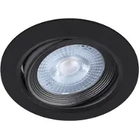 Strühm LED Spot - Inbouwspot - 5W - CCT - Warm /Daglicht / Koud Wit - 3000K/4000K/6000K - ⌀ 90 mm - Zwart