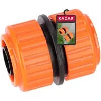 Kadax Reparator voor tuinslang van kunststof ABS, connectoren, snelkoppeling, slangverbinder, tuinkoppeling, slangkoppeling (3/4 inch)