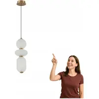 ITALUX NICO LED Hanglamp 15W - Modern Design, Warm Wit Licht
