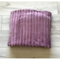 Cotton World Zacht Microvezel Plaid in Paars, 160x200 cm - Luxe en Comfort