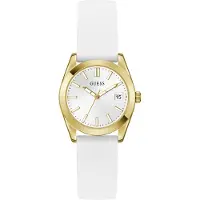 GUESS Analoog horloge goud / wit