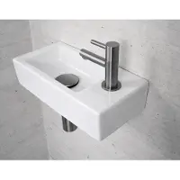 Wiesbaden Fonteinset glans wit color gunmetal
