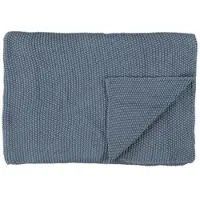 Marc O'Polo Plaid Nordic Knit Pale Yellow-130 x 170 cm