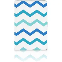 B2Ctelecom Samsung Galaxy Tab S7 FE | S7+ | S8+ Tablet Hoes Zigzag Blauw
