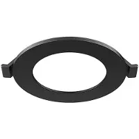 BES LED LED Downlight Inbouwspot - Brinton Thin - 3W 220lm 120° Bundelhoek - Helder/Koud Wit 6500K - IP40 - Rond - Zwart - Ø85mm Buitenmaat - Ø70mm Zaagmaat