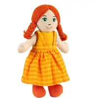 Lanka Kade pop meisje lappenpop rood haar blanke huid speelgoed.