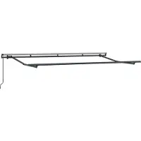 vidaXL Uitschuifbare luifel Antraciet 400 x 200 cm