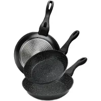 Mischler Cook pannenset FA1003 aluminium zilver 3 delig
