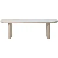 Giga Meubel Tuintafel Maya Deens Ovaal Beige 240cm
