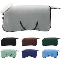 vidaXL Paardendeken Volledig Donkergroen 115 cm Polar fleece