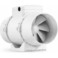 Wahlbach Buisventilator ø125 mm wit Pro