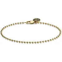 Lucleon Essentials | 2,5 mm Goudkleurige Ketting met Bolletjes Schakels