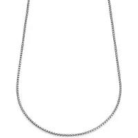 Lucleon Essentials | 3 mm Zilverkleurige Ketting met Gebogen Venetiaanse Schakels