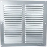 AMIG Schoepenrooster 250x250 mm aluminium zilver